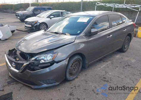 2016 Nissan Sentra Fe+ S/S/Sl/Sr/Sv z USA, uszkodzony, nr VIN 3N1AB7AP1GL641256